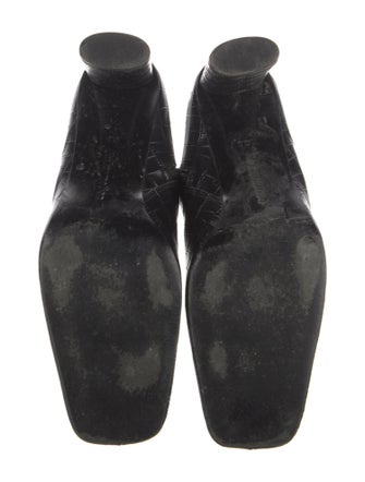 Reformation Leather Printed Boots