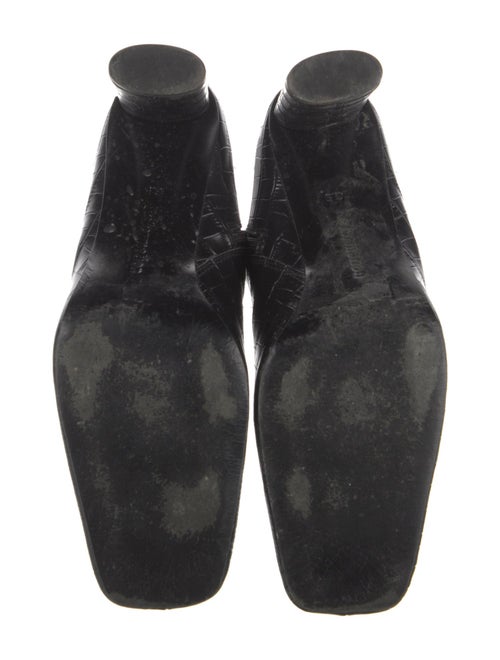 Reformation Leather Printed Boots