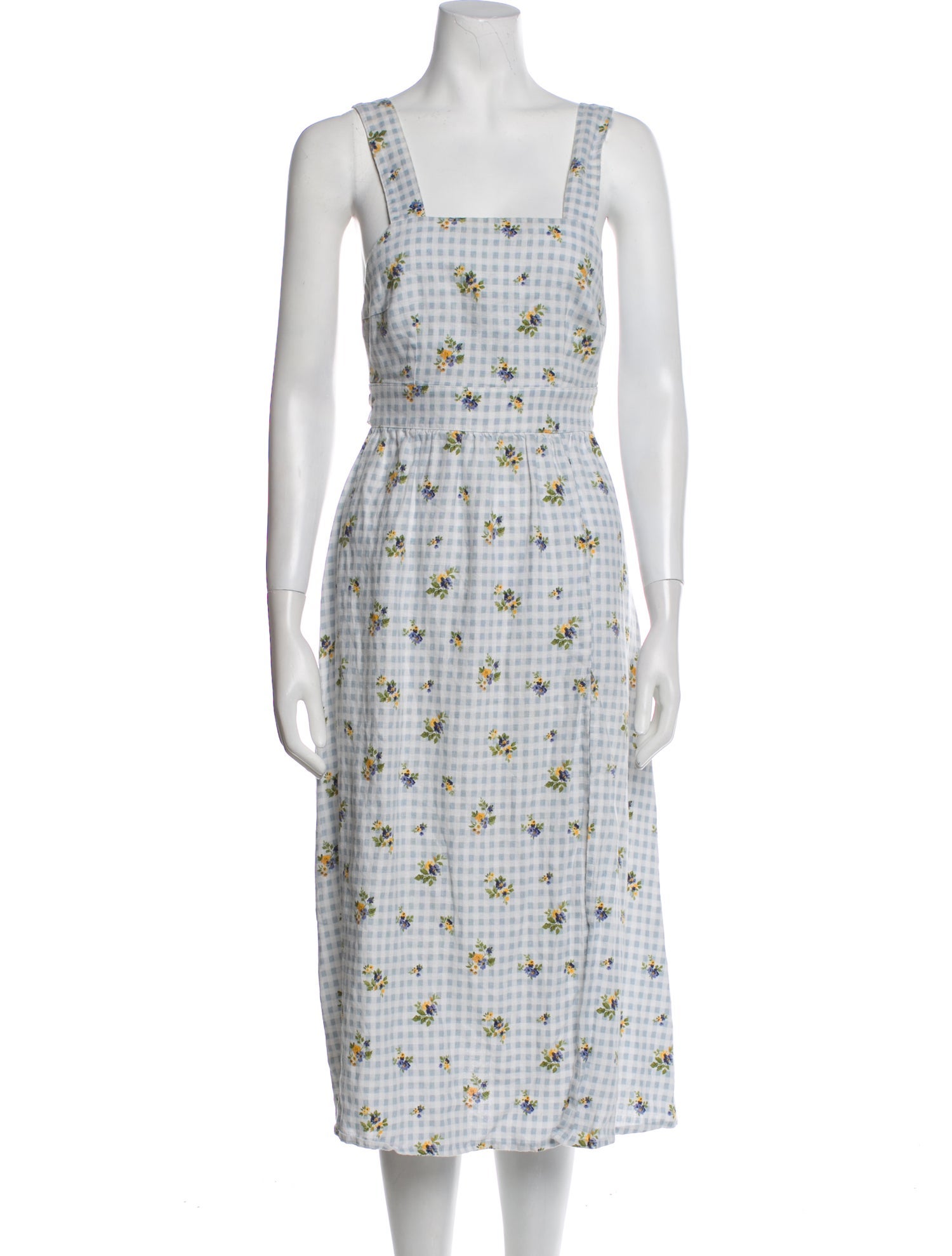 Reformation Linen Midi Length Dress