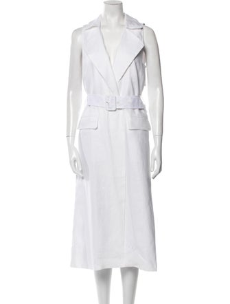 Reformation Linen Midi Length Dress