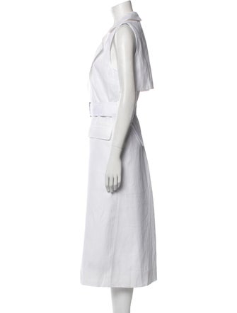 Reformation Linen Midi Length Dress