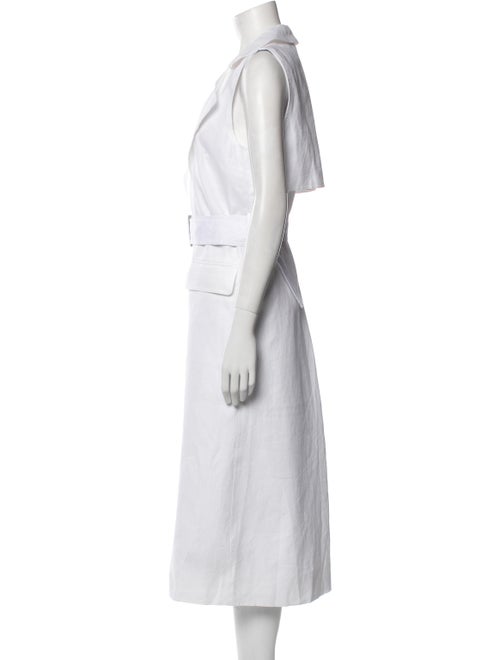 Reformation Linen Midi Length Dress