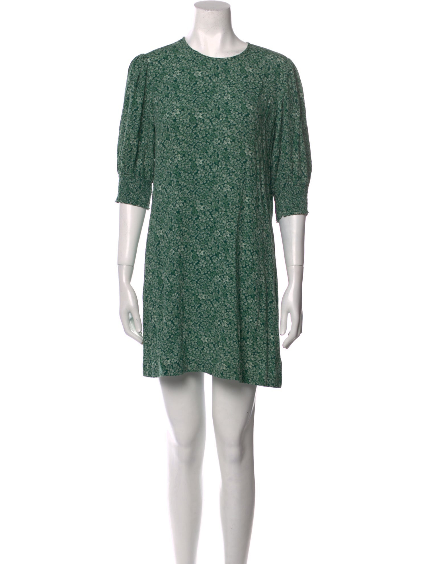 Reformation Floral Print Mini Dress