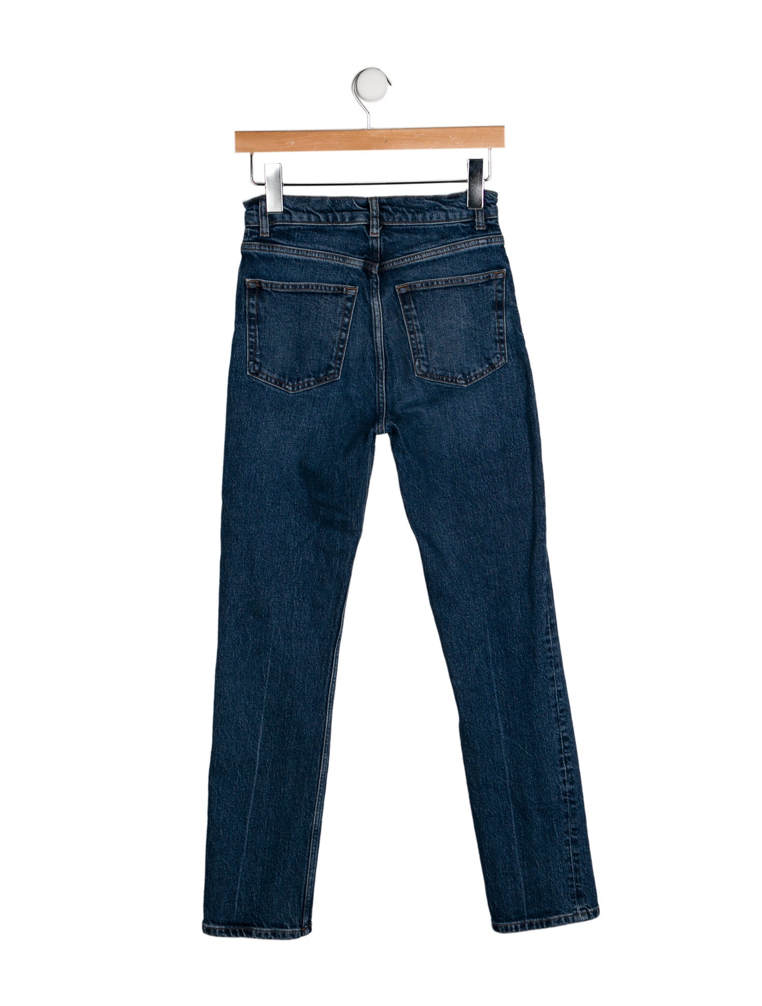 Reformation Mid-Rise Straight Leg Jeans