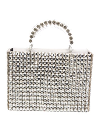 Reformation Crystal Top Handle Bag