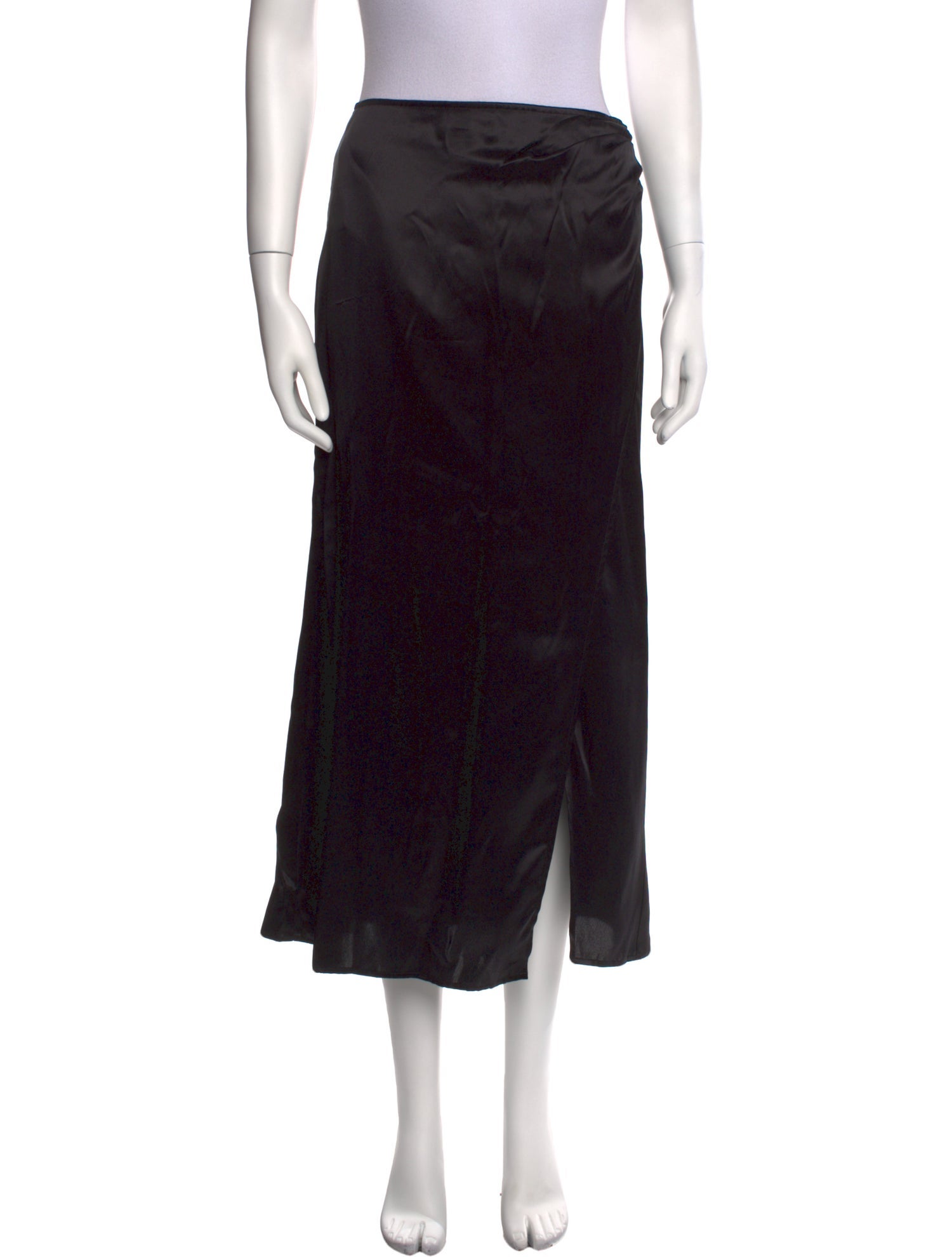Reformation Silk Midi Length Skirt