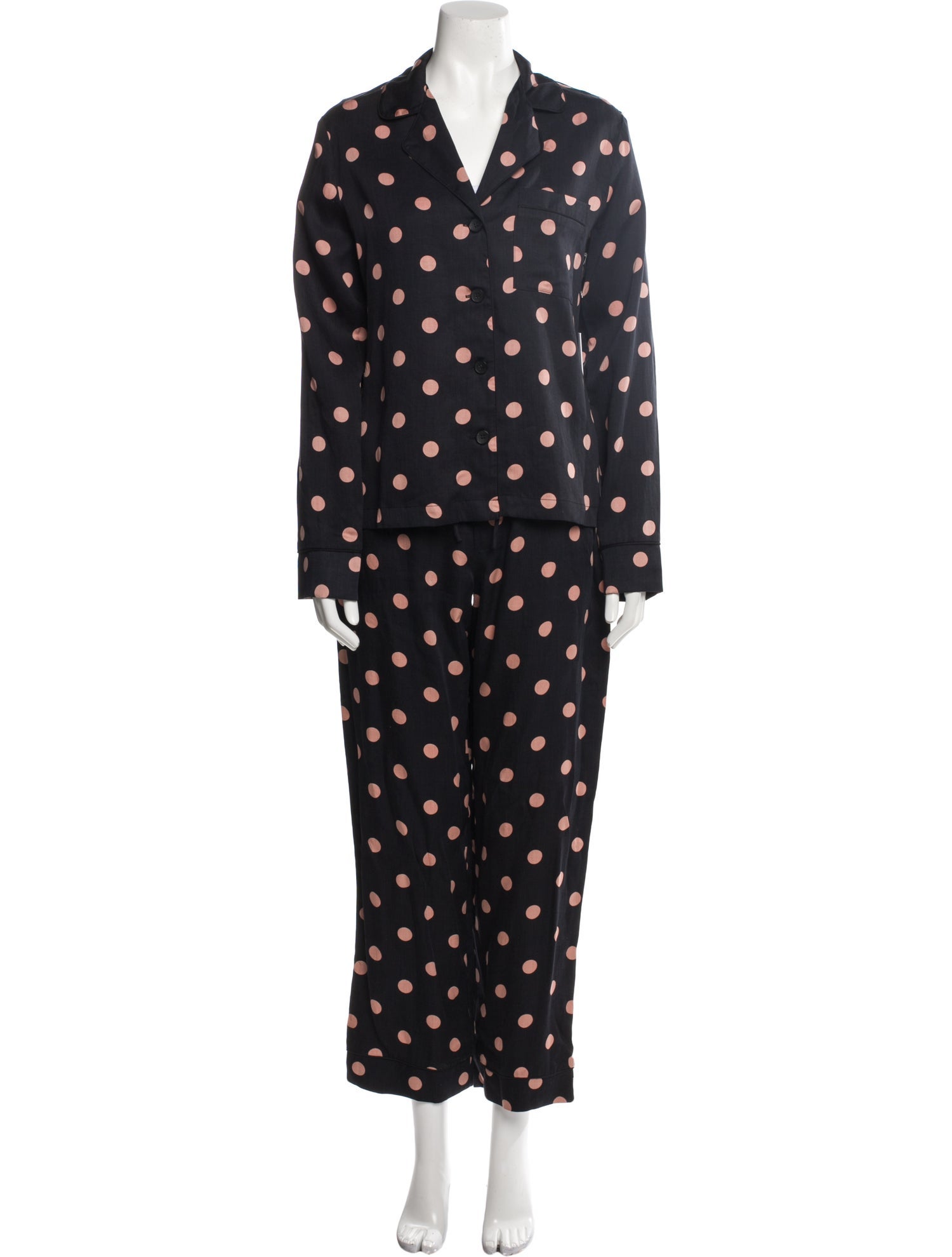 Reformation Polka Dot Print Pant Set