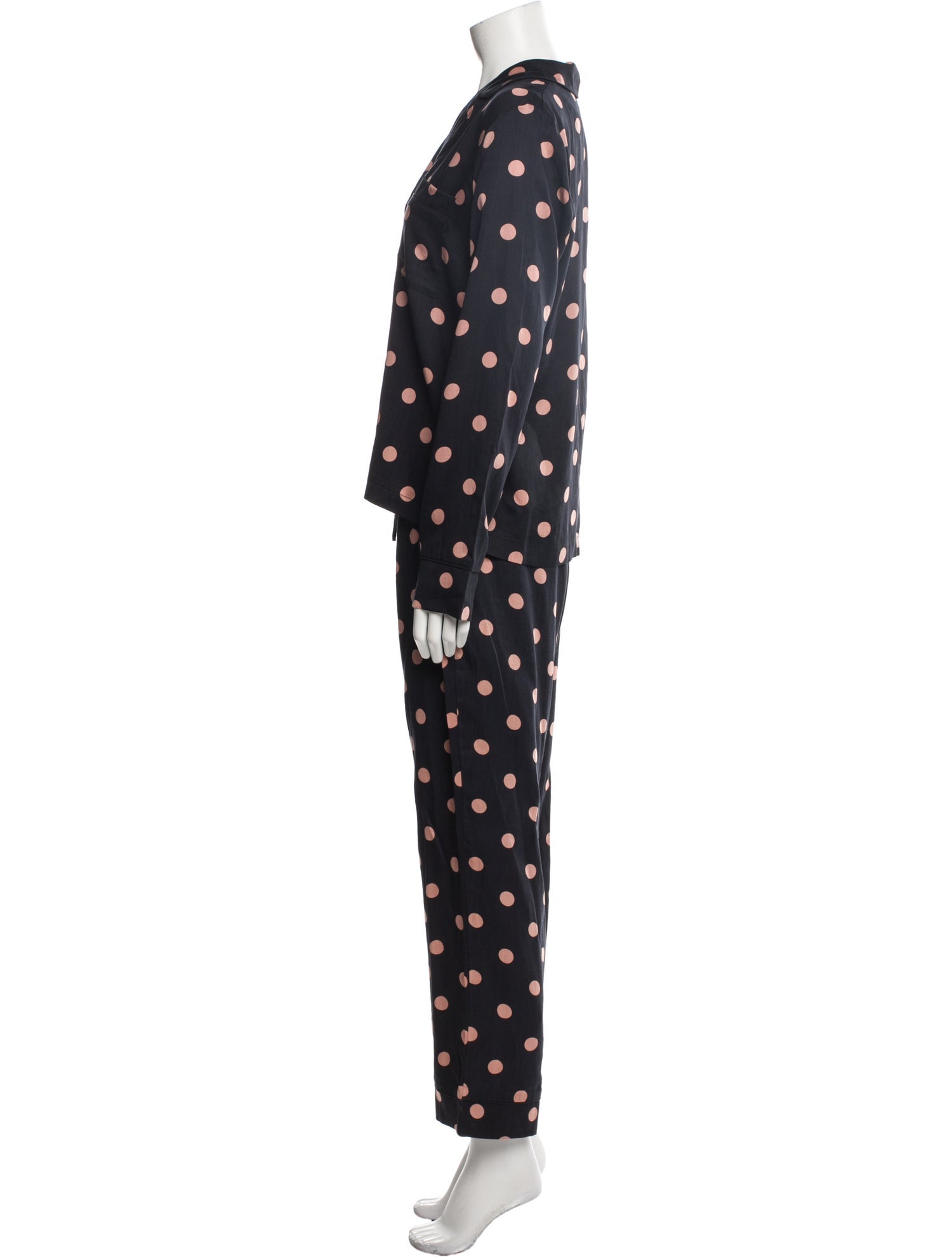 Reformation Polka Dot Print Pant Set