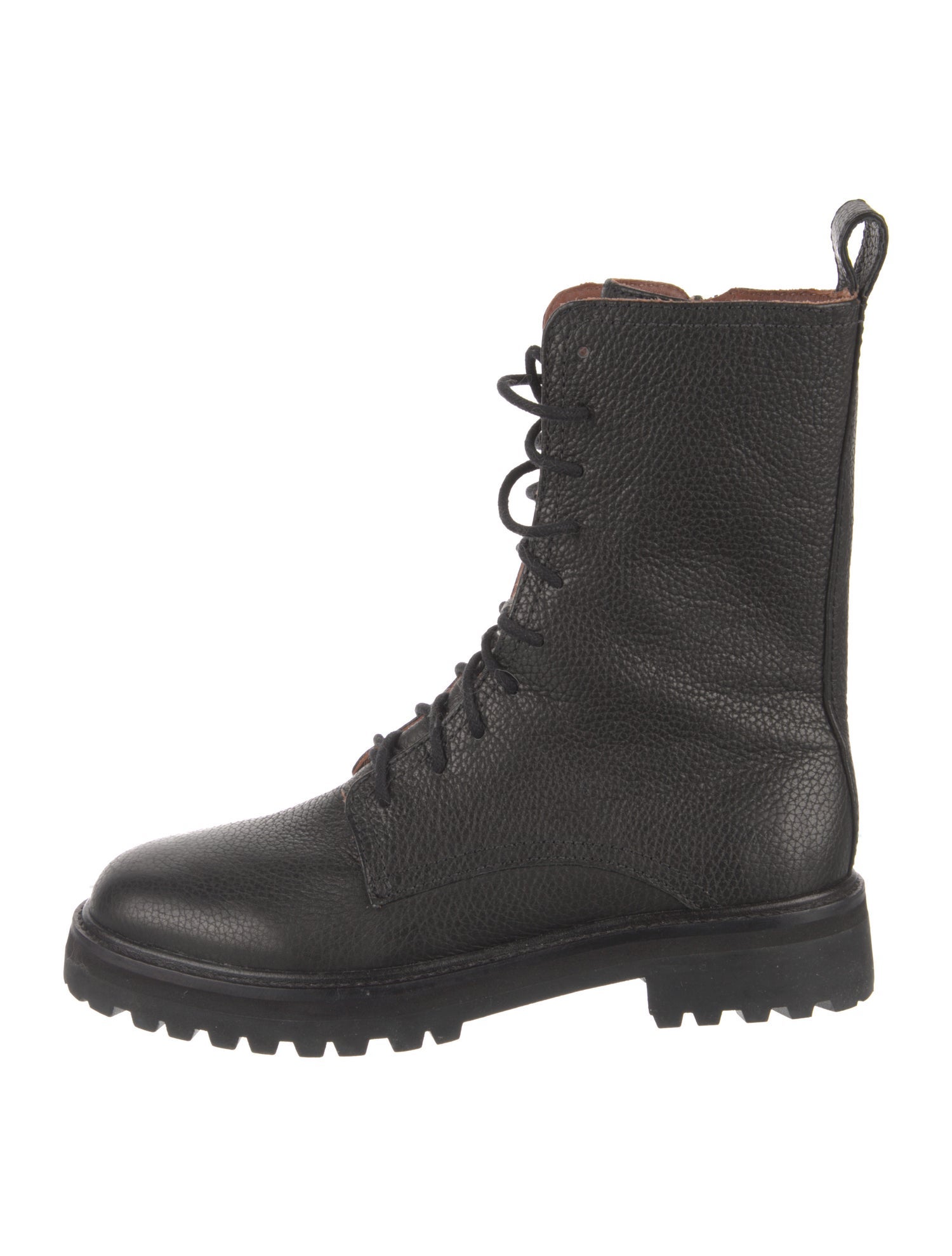 Reformation Leather Combat Boots