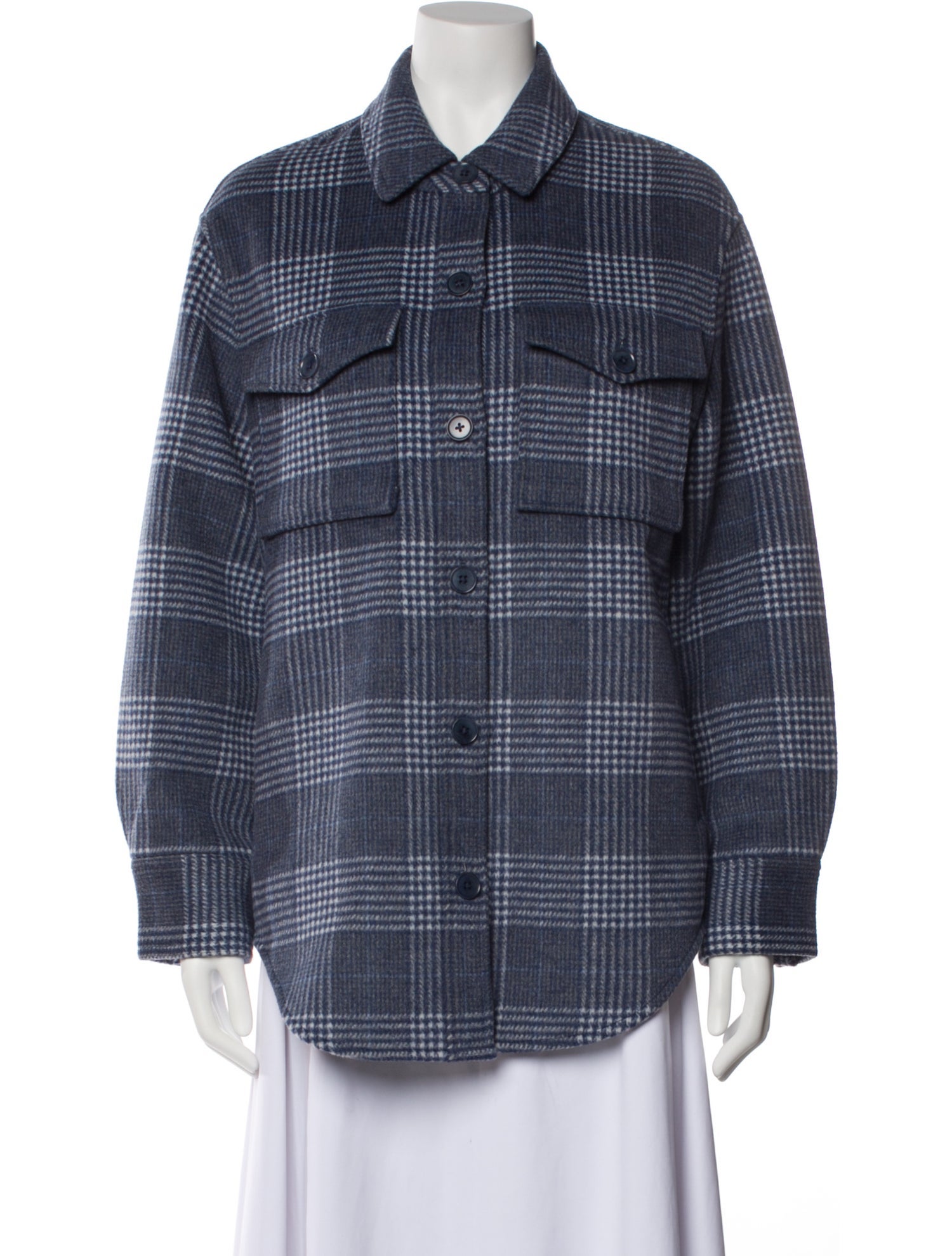 Reformation Plaid Print Jacket