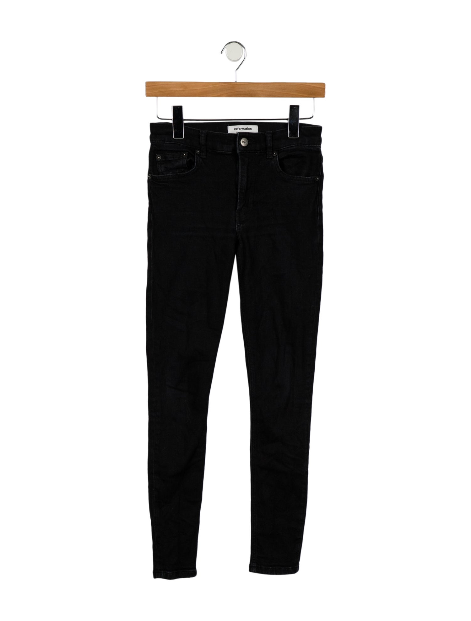 Reformation Mid-Rise Skinny Leg Jeans