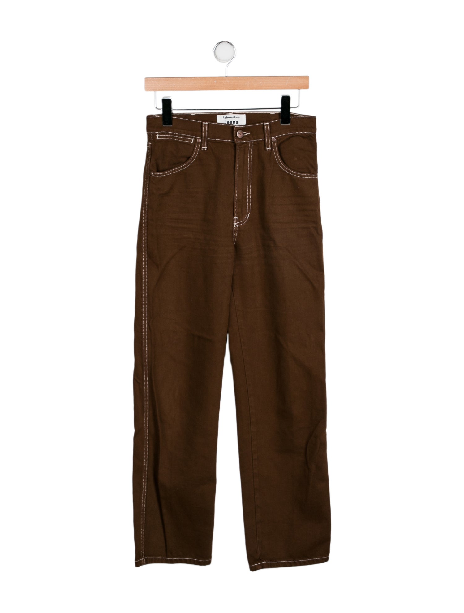 Reformation High-Rise Straight Leg Jeans