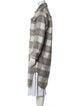 Reformation Plaid Print Peacoat
