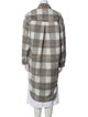 Reformation Plaid Print Peacoat