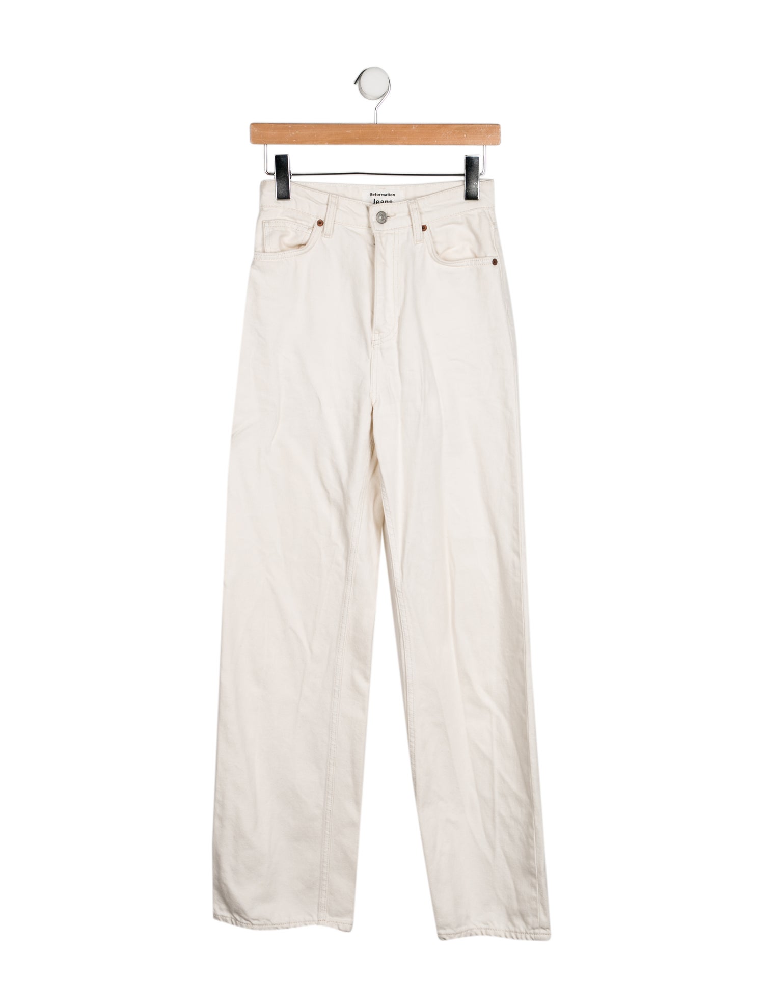 Reformation High-Rise Straight Leg Jeans