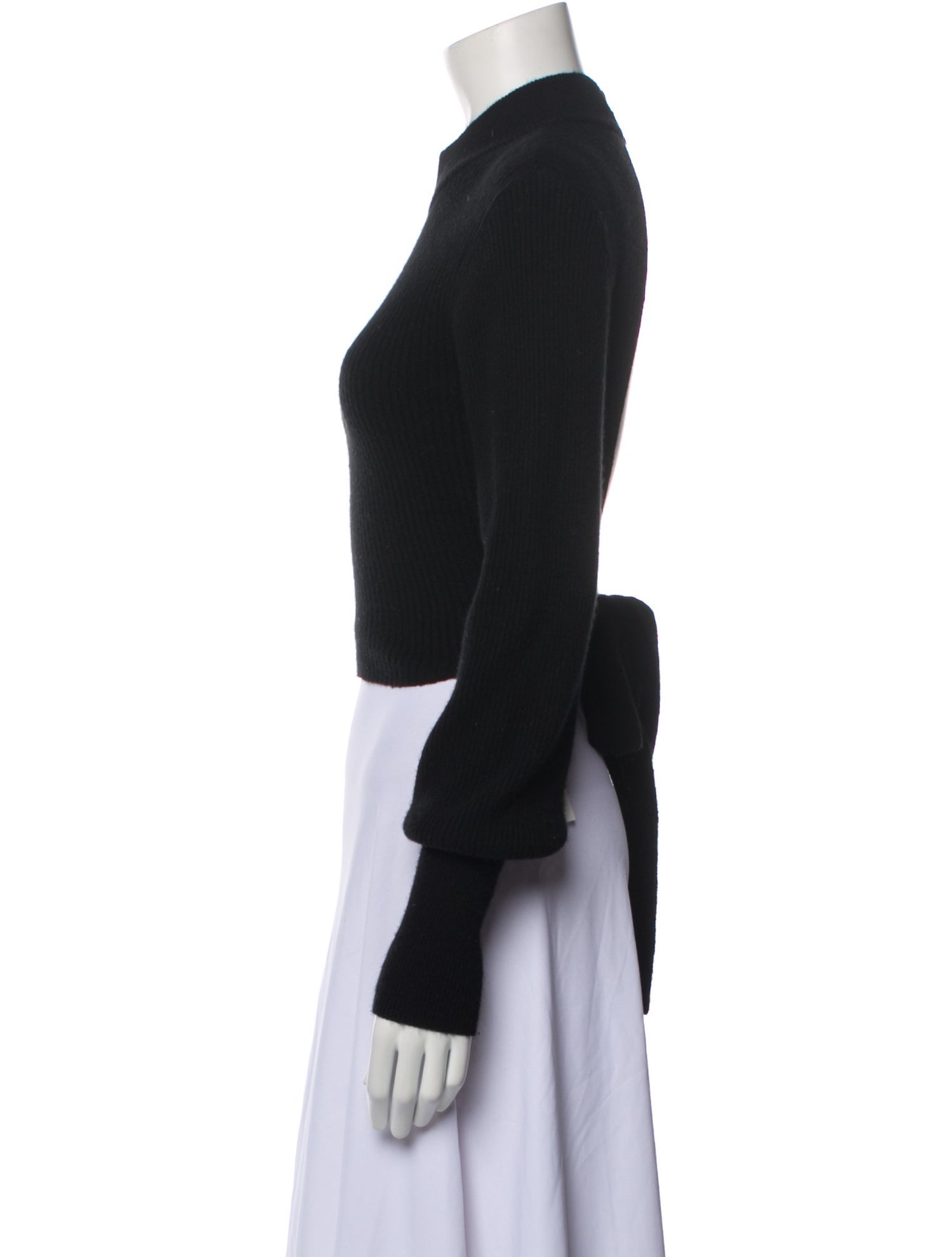 Reformation Cashmere Mock Neck Crop Top