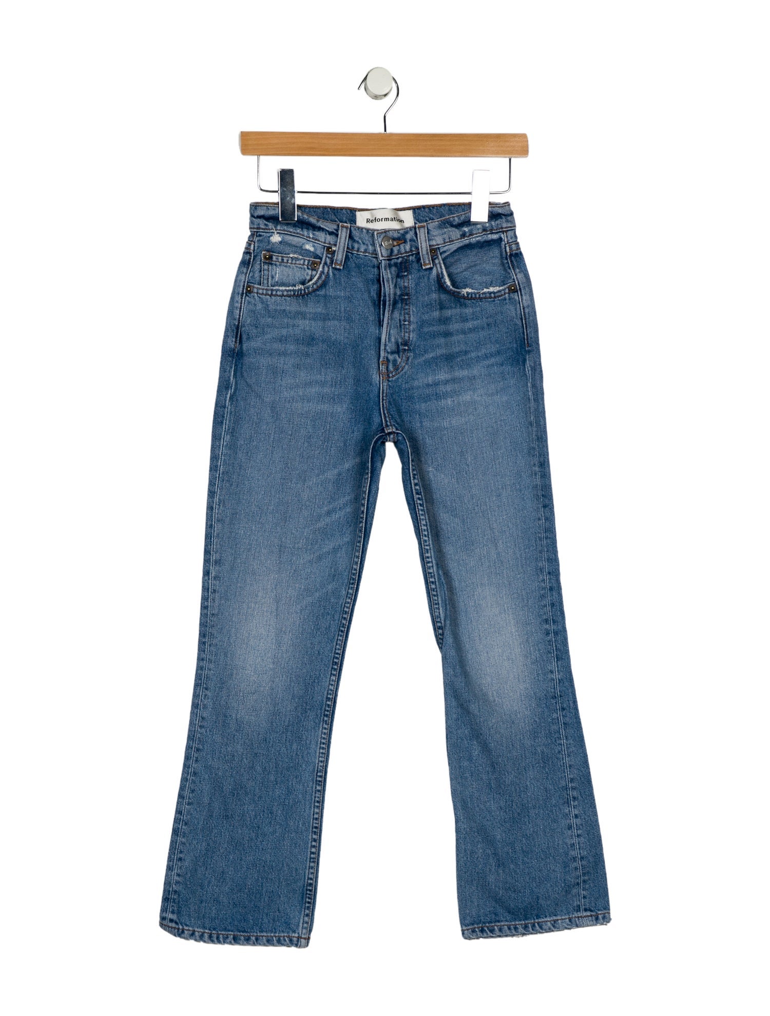 Reformation High-Rise Straight Leg Jeans