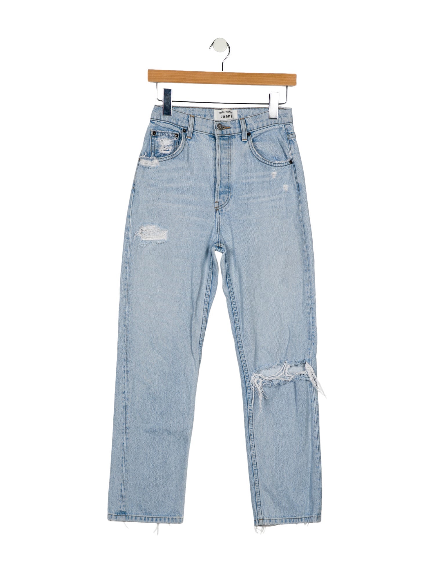 Reformation High-Rise Straight Leg Jeans