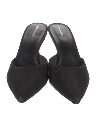 Reformation Suede Mules