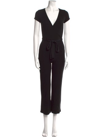 Reformation V-Neck Jumpsuit