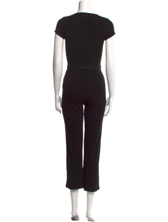 Reformation V-Neck Jumpsuit