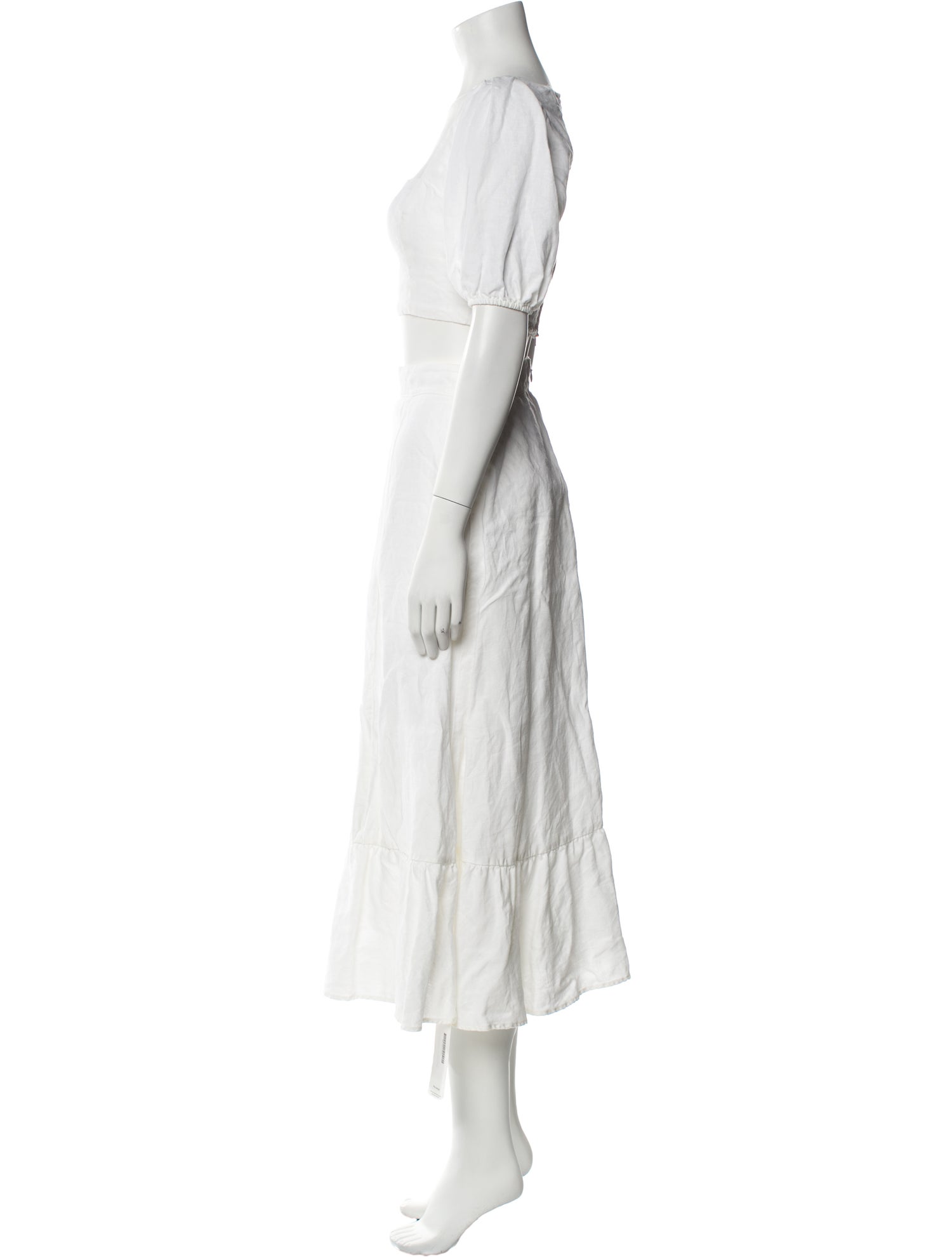 Reformation Linen Printed Skirt Set