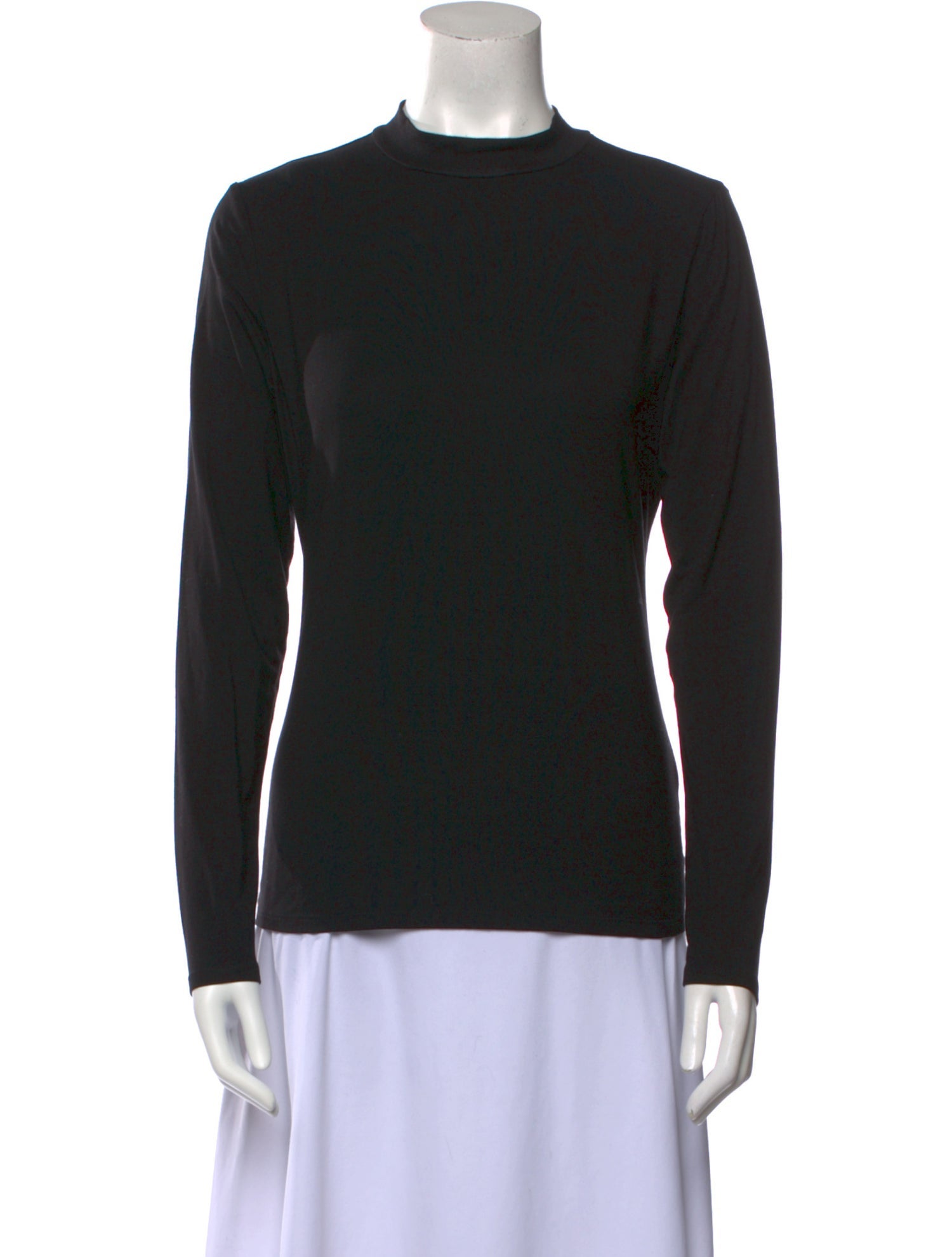 Reformation Mock Neck Long Sleeve Sweatshirt