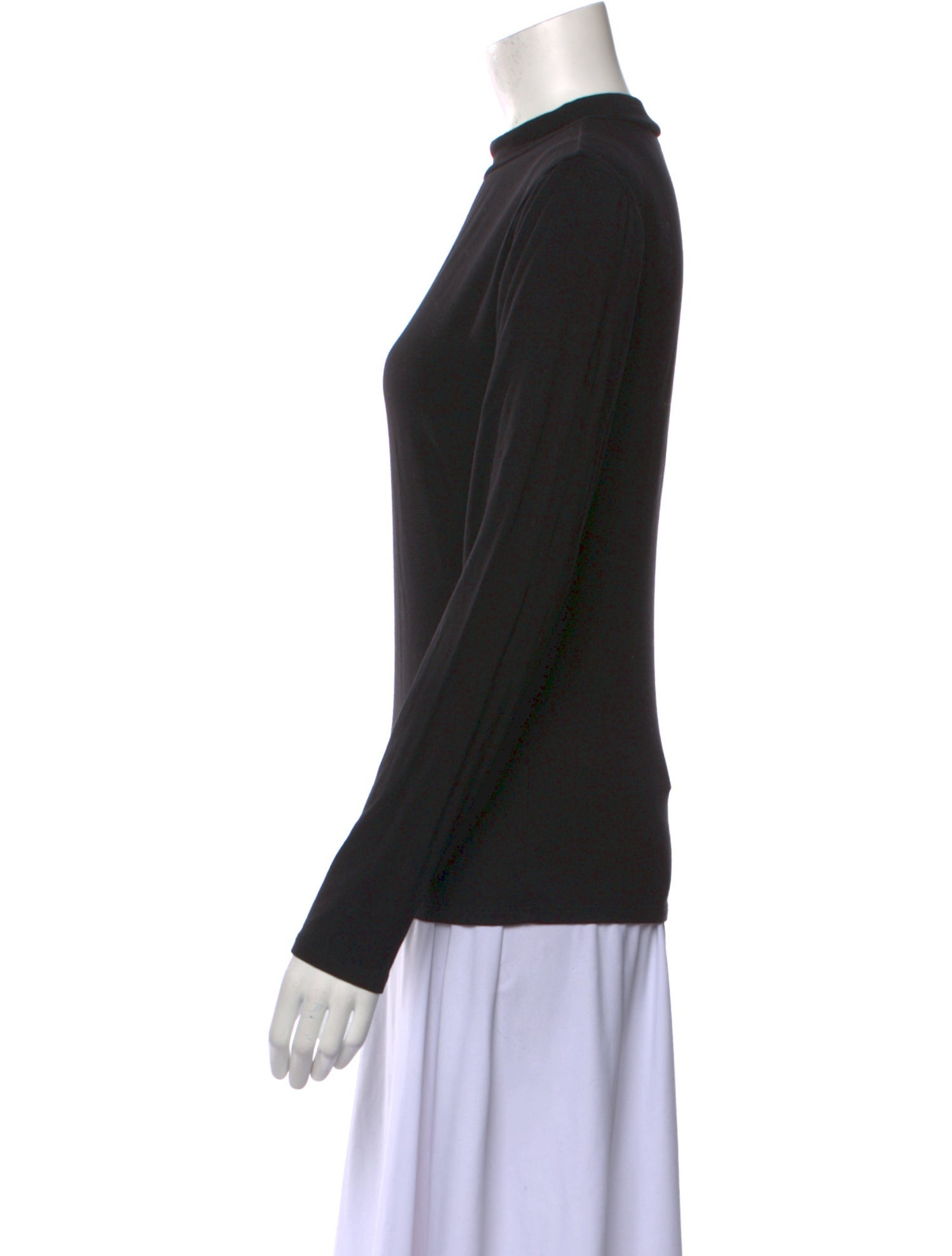 Reformation Mock Neck Long Sleeve Sweatshirt