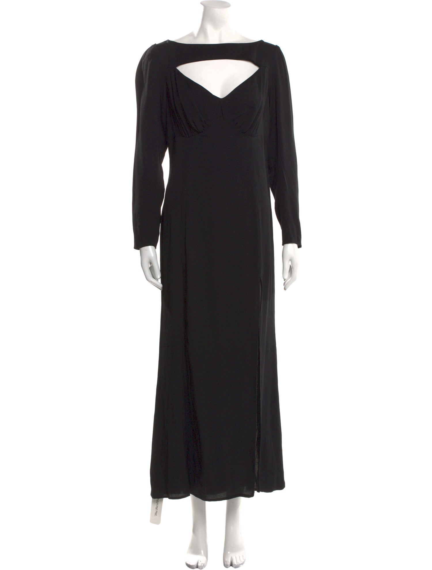 Reformation Bateau Neckline Long Dress