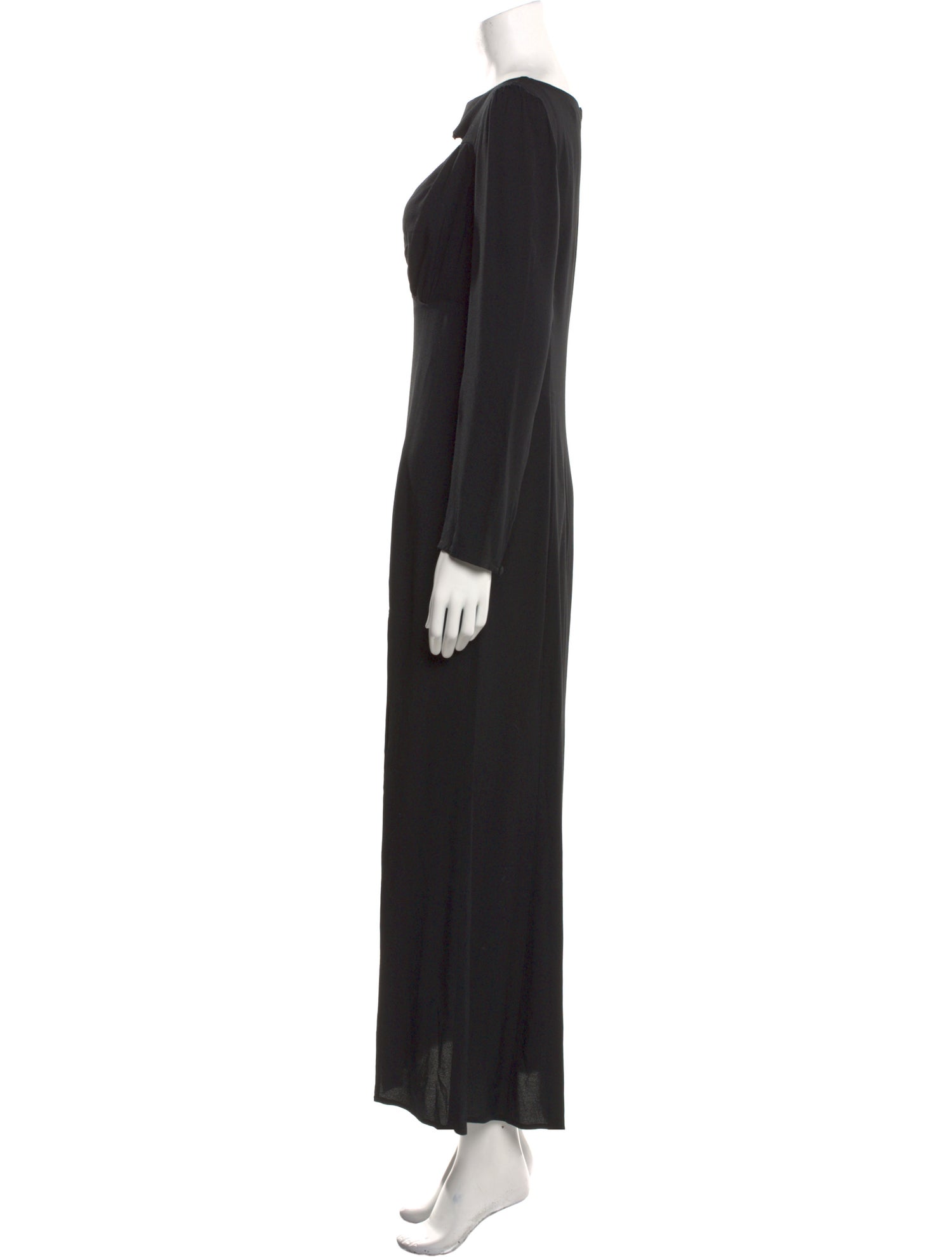 Reformation Bateau Neckline Long Dress