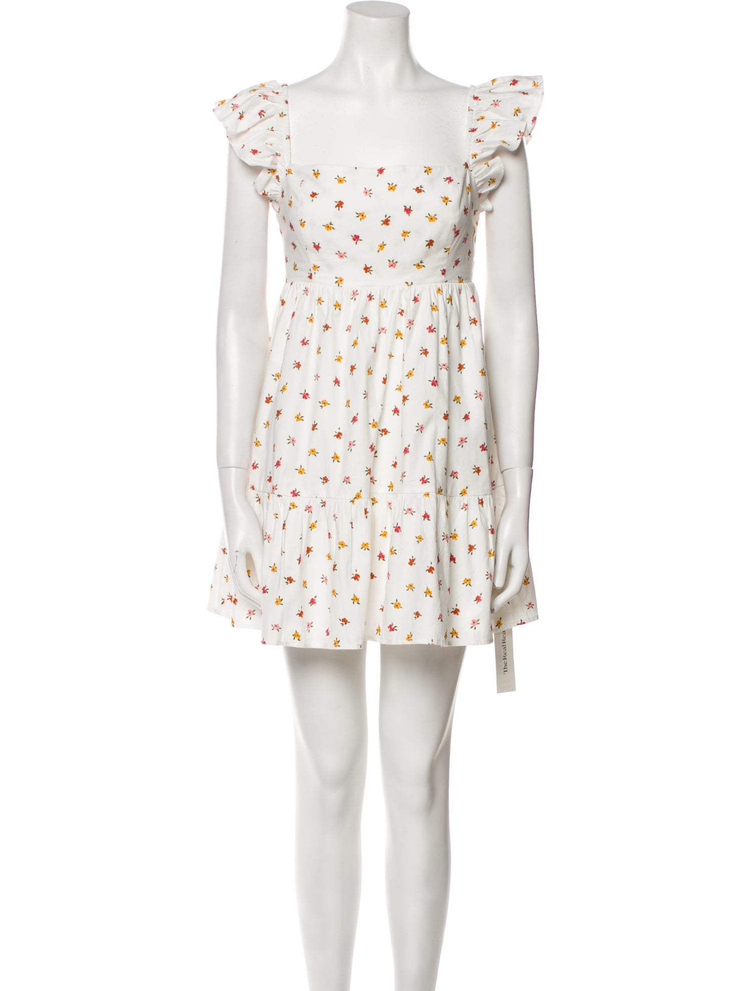 Reformation Floral Print Mini Dress