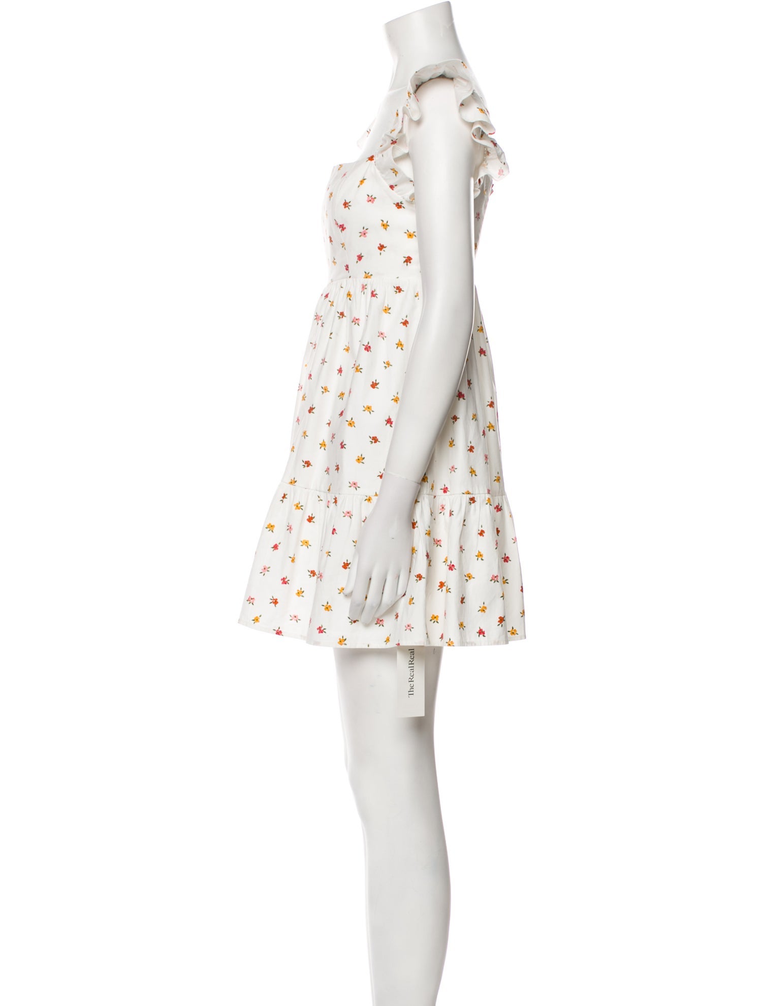 Reformation Floral Print Mini Dress