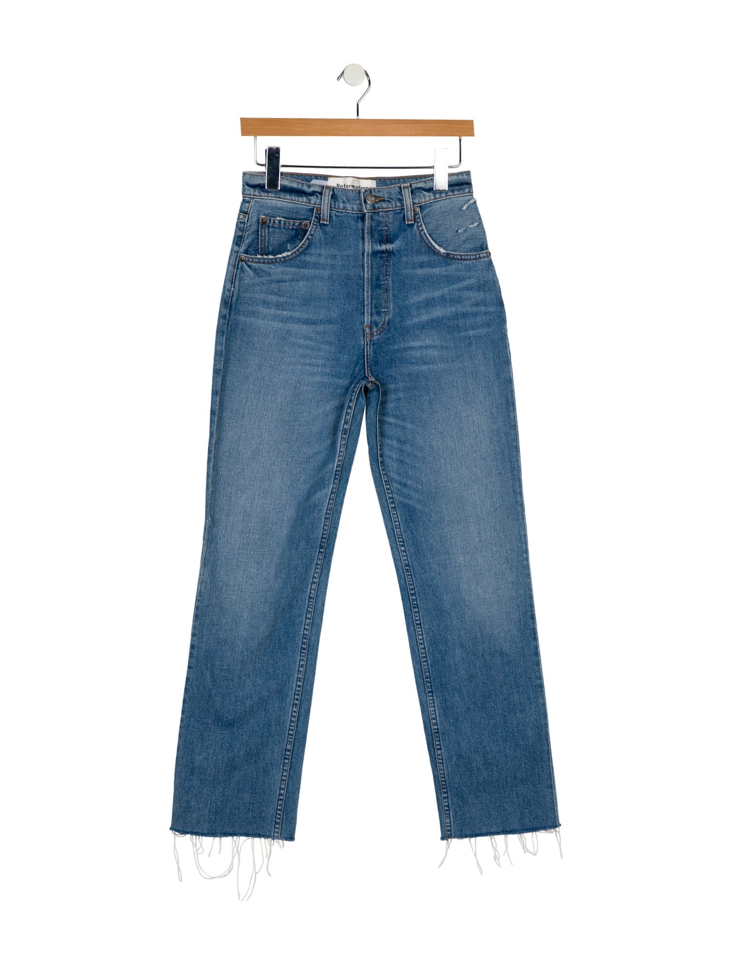 Reformation High-Rise Straight Leg Jeans
