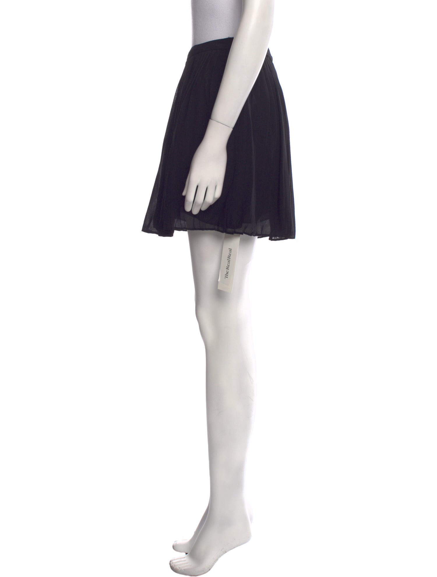Reformation Pleated Accents Mini Skirt