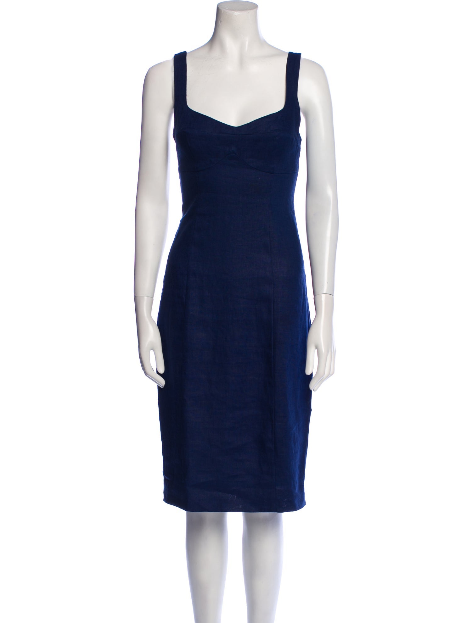 Reformation Linen Knee-Length Dress