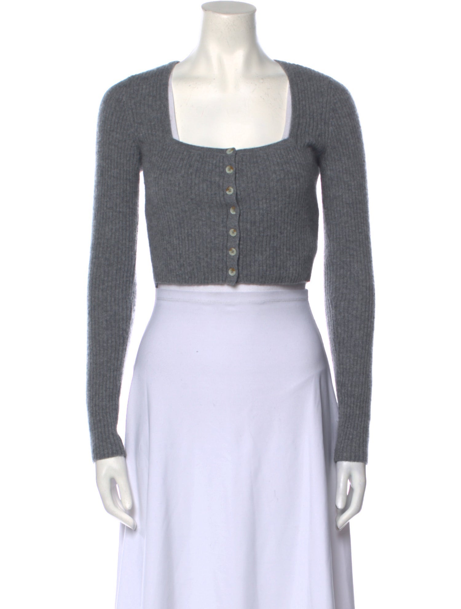 Reformation Cashmere Square Neckline Sweater