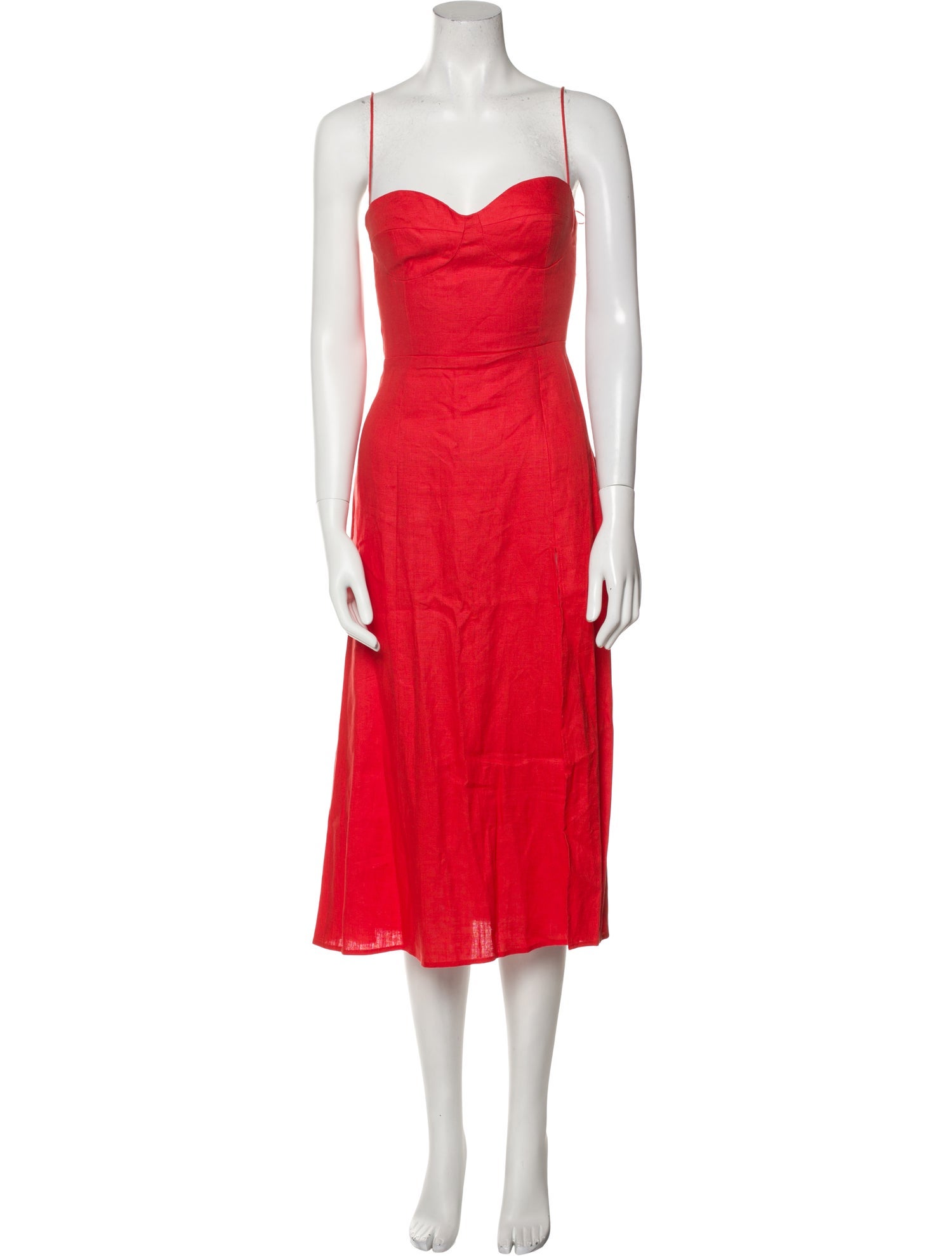 Reformation Linen Midi Length Dress