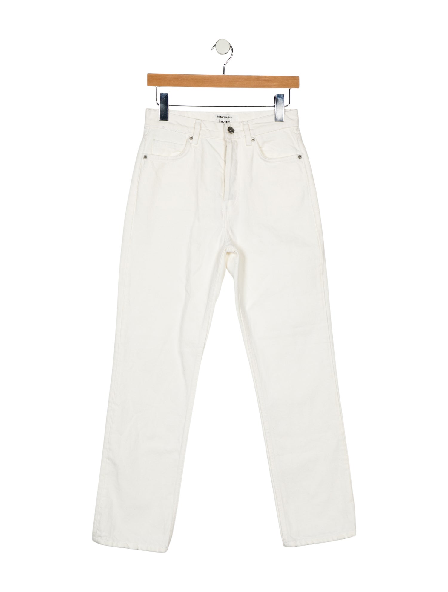 Reformation High-Rise Straight Leg Jeans