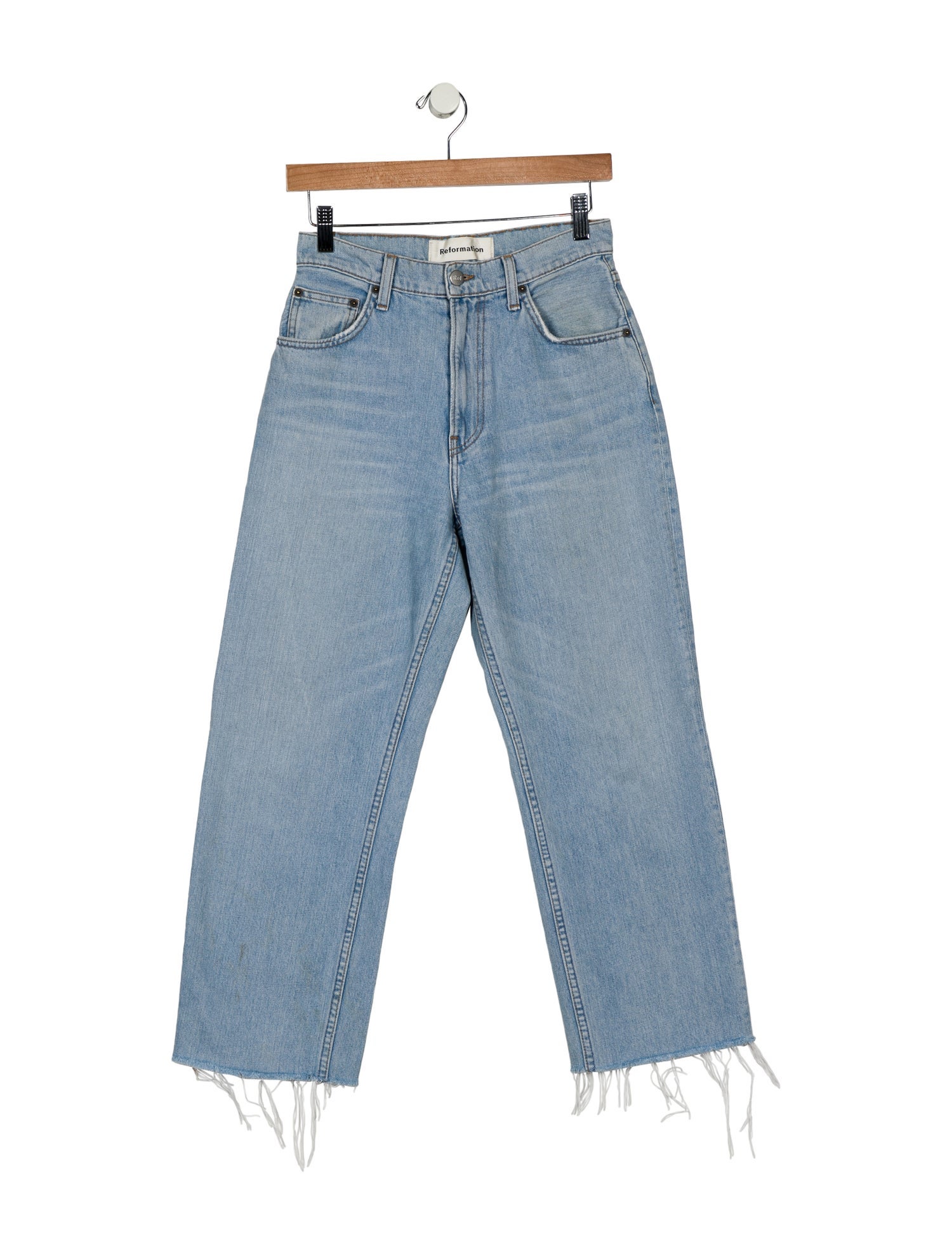 Reformation High-Rise Straight Leg Jeans