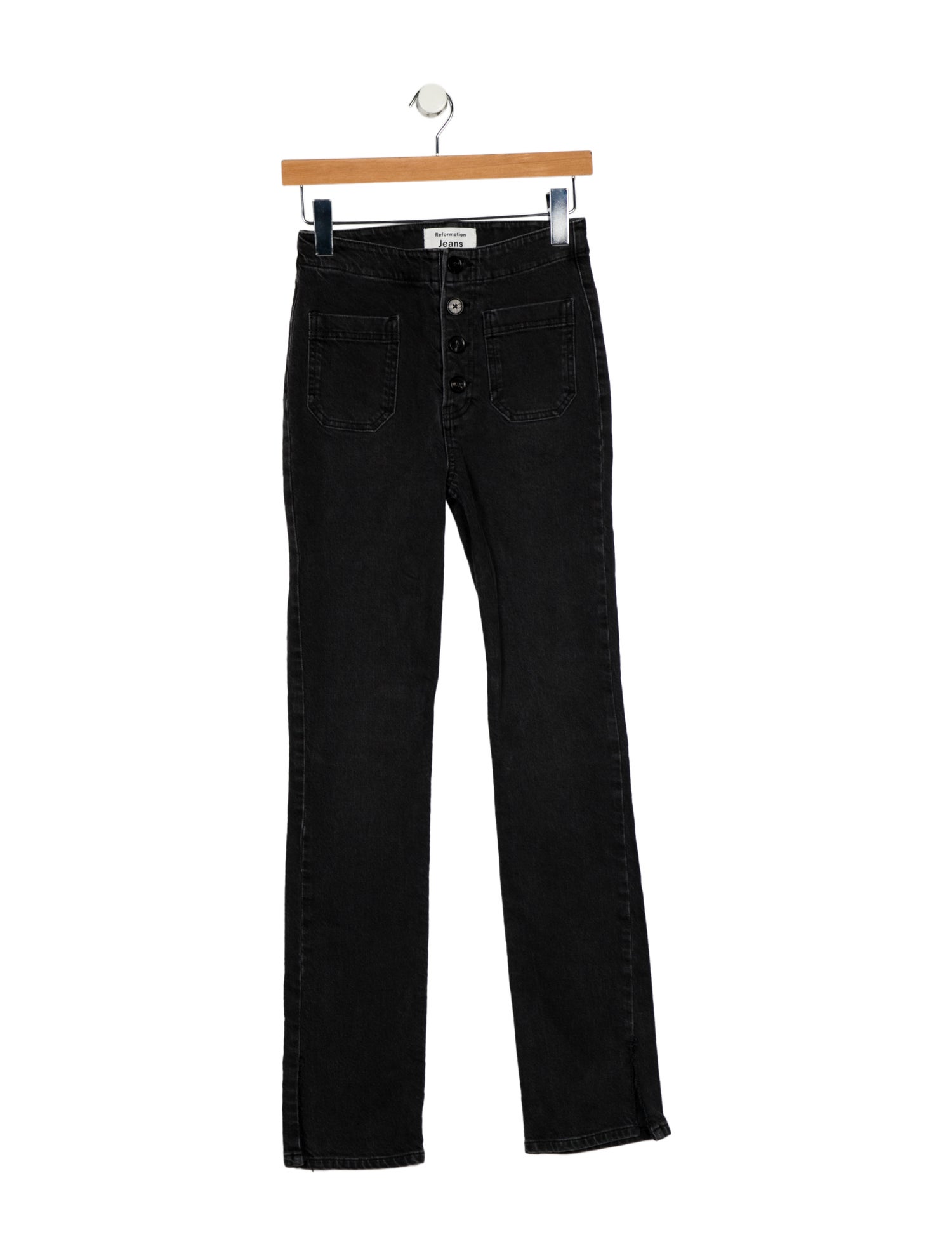 Reformation Mid-Rise Straight Leg Jeans