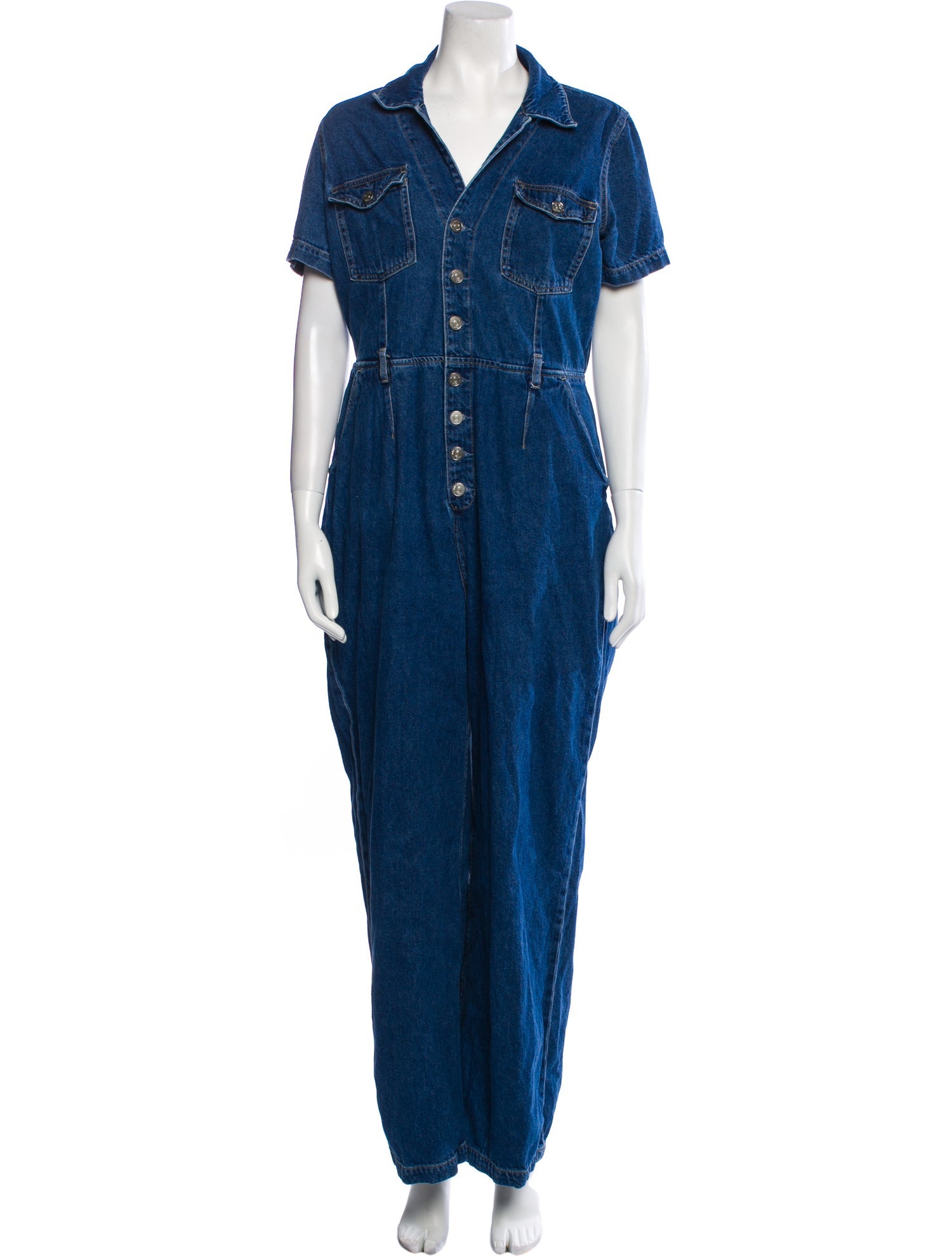 Reformation V-Neck Jumpsuit