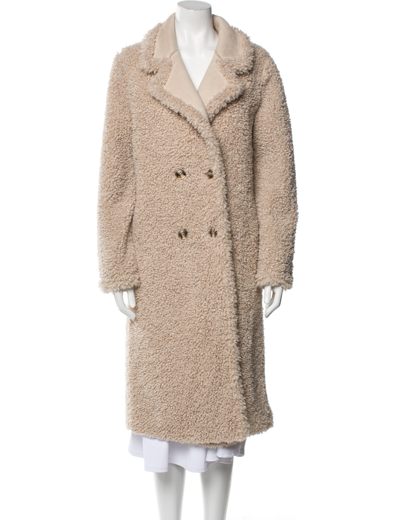 Reformation Faux Fur Coat