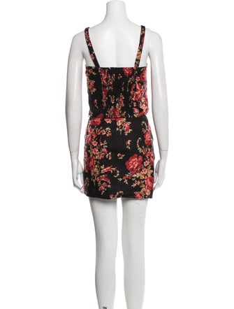 Reformation Linen Floral Print Skirt Set