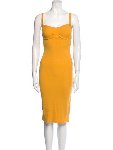 Reformation Dresses Square Neckline Midi Length Dress M