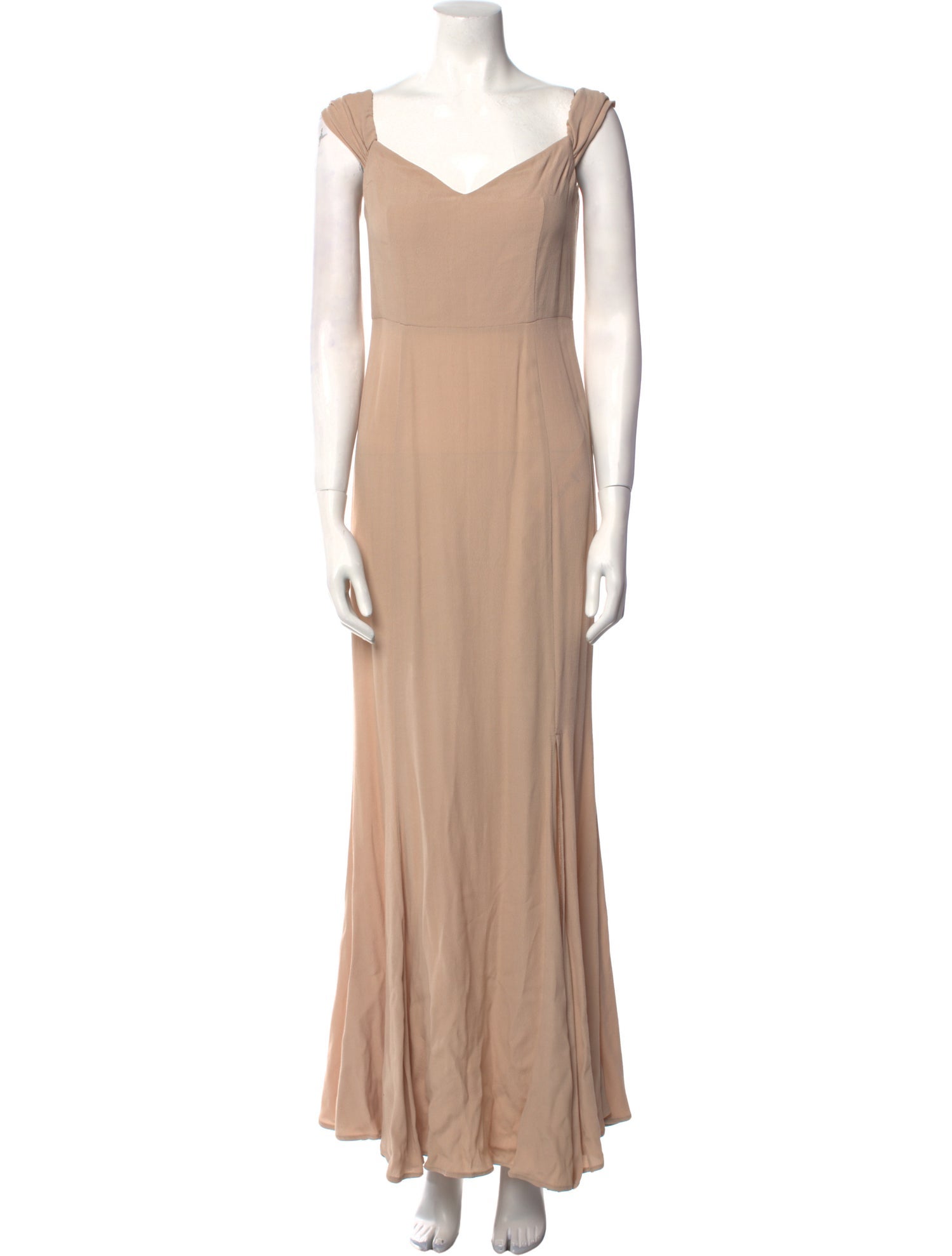 Reformation Square Neckline Long Dress