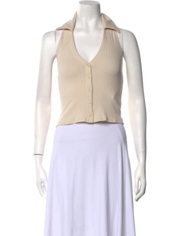 Reformation Tops Sleeveless Crop Top S