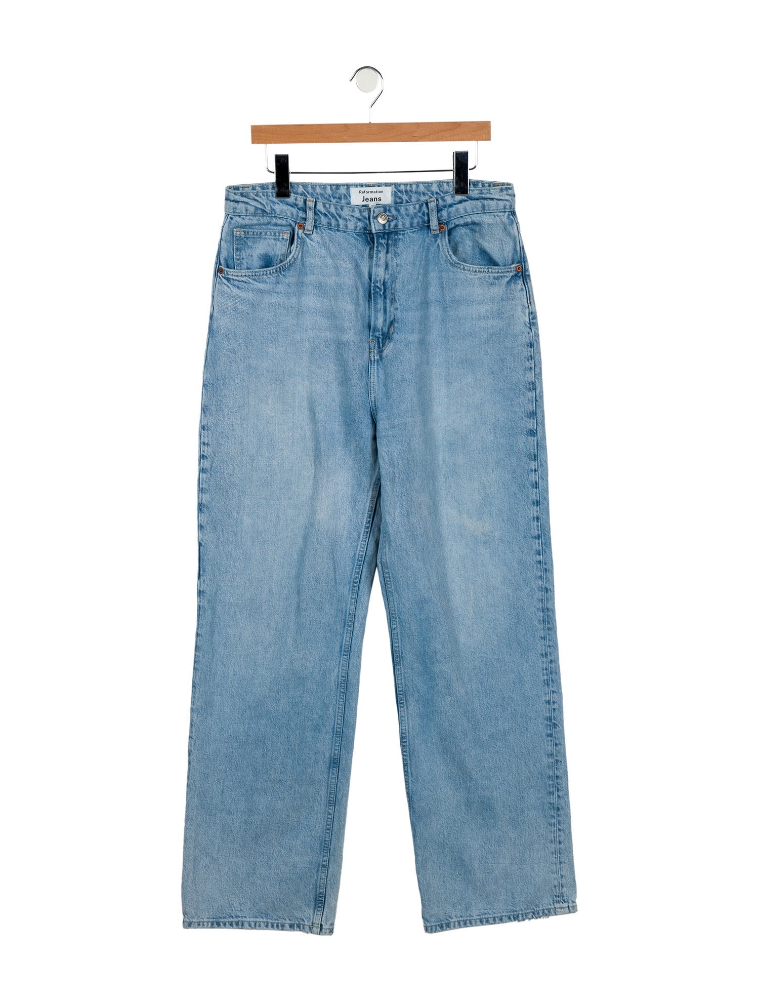 Reformation Straight-Leg Jeans