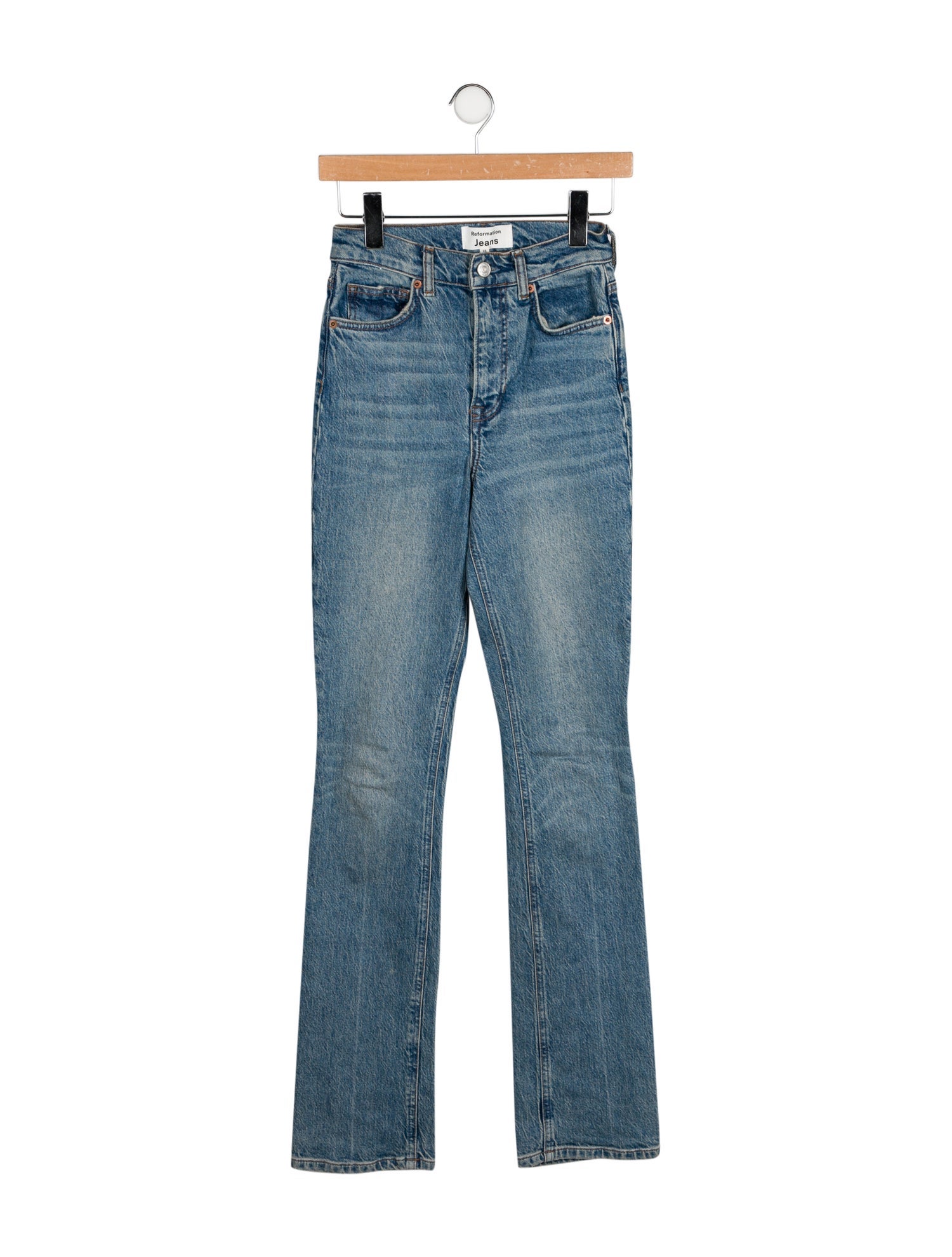 Reformation High-Rise Straight Leg Jeans