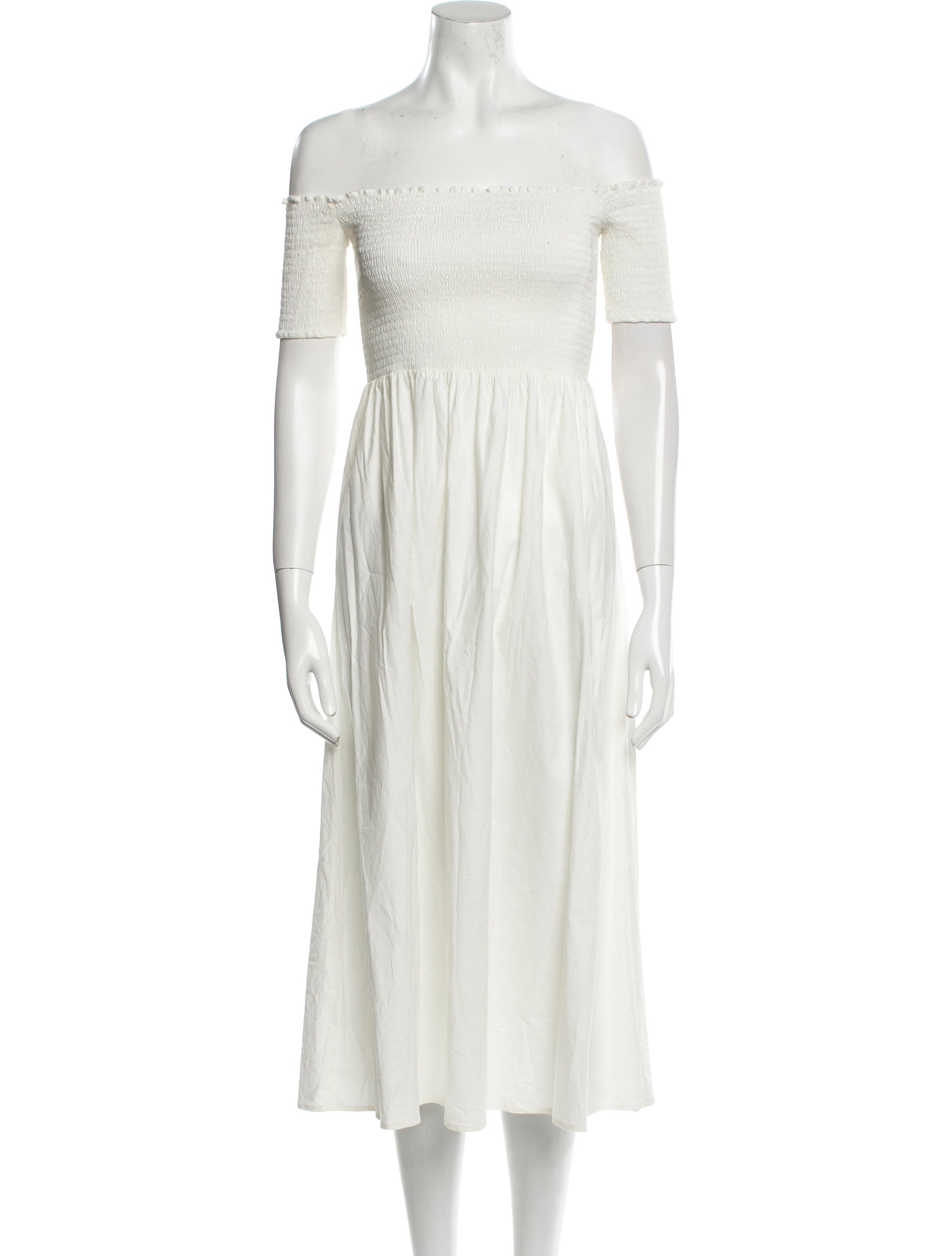 Reformation Linen Midi Length Dress