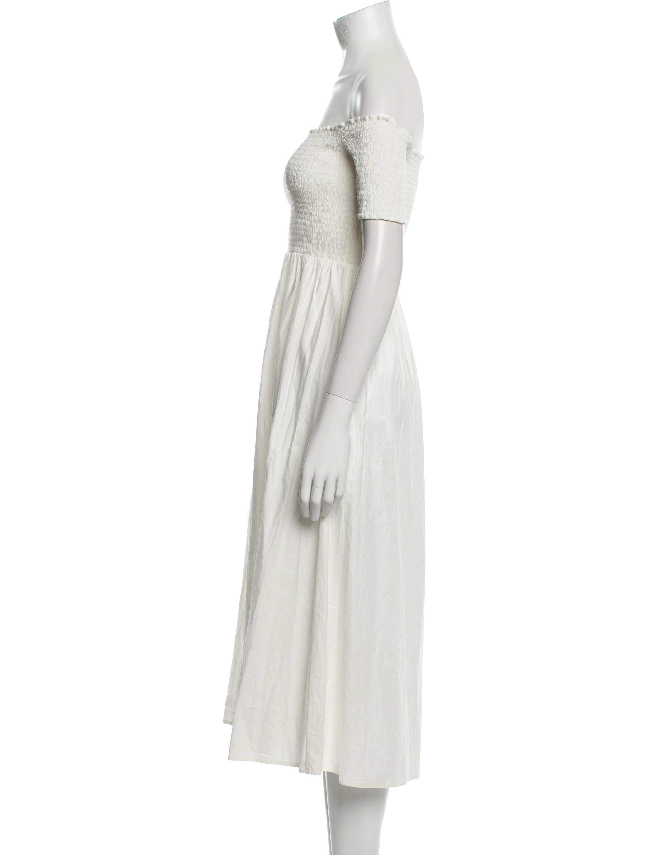 Reformation Linen Midi Length Dress